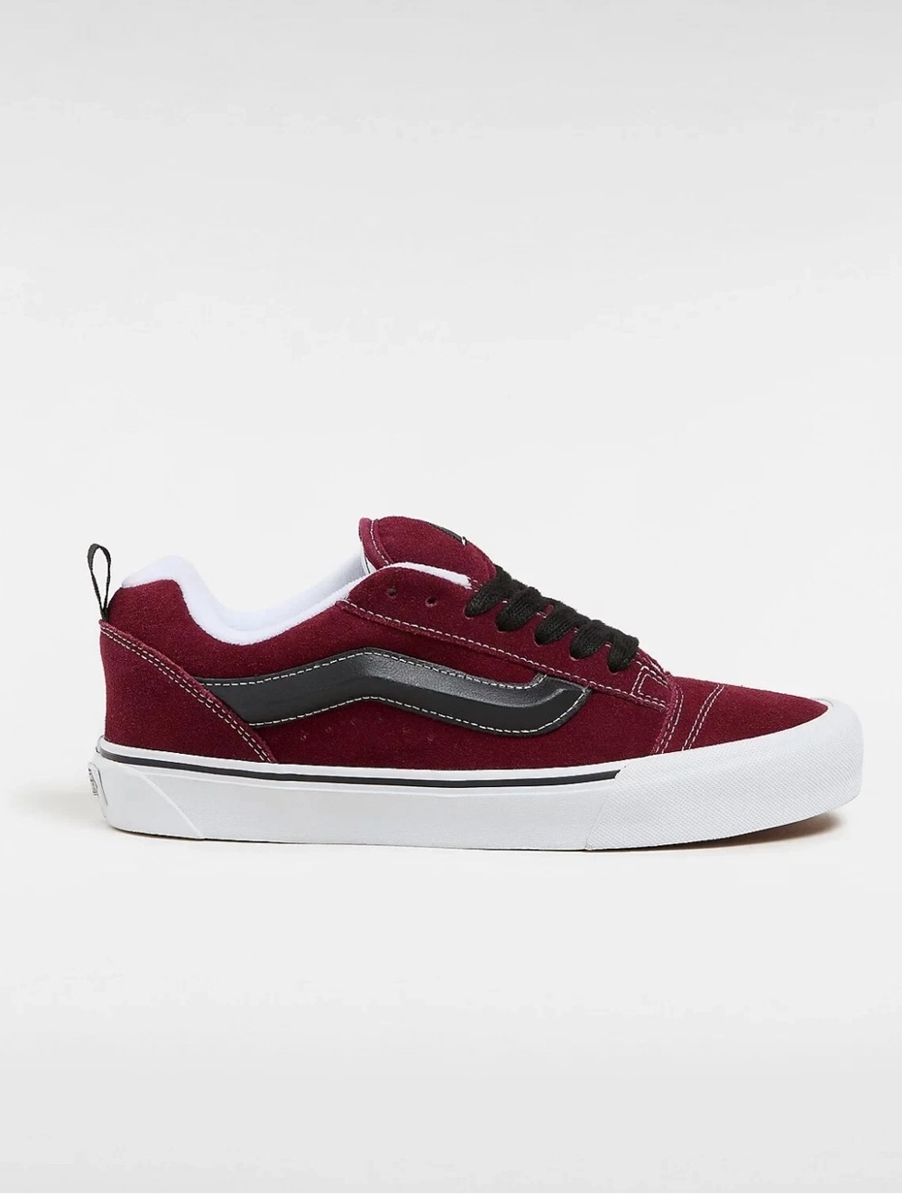 NWT! Vans Knu Skool Skate Shoes Suede Port/ Black Sz Mens 9.5/ Women’s 11 No Box
